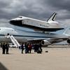 Space Shuttle Enterprise on tarmac at JFK airport in New York